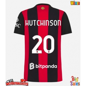 AC Milan Omari Hutchinson #20 Replica Home Stadium Shirt for Women 2026-27 Short Sleeve